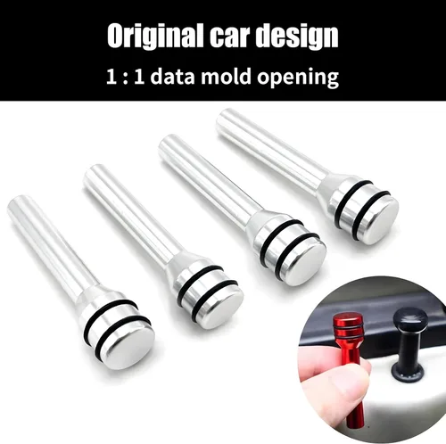 Miniatura 5 de Pack-4 pomos universales para cerradura de puerta, 1.93 x 0.47 pulgadas, pines personalizados para cerradura de puerta interior, decoración