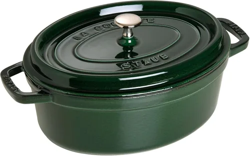 Miniatura 9 de STAUB Cocotte oval 33cm al basilico Albahaca