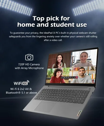 Miniatura 5 de Lenovo IdeaPad 3 - Ofertas navideñas para portátiles, pantalla táctil FHD de 15.6 pulgadas, Intel Core i3-1115G4, 24 GB de RAM, SSD de 1 TB, HDMI