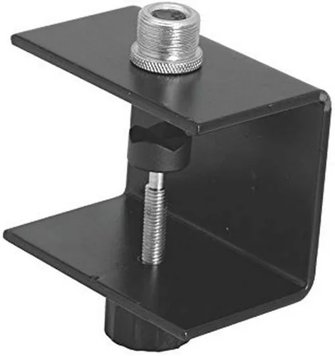 OnStage TM03 - Abrazadera para micrófono de mesa, color negro