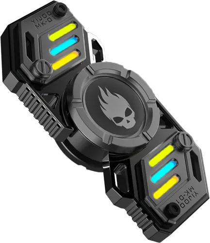 Miniatura 10 de Spinner de metal para niños y adultos, alta velocidad y silencio con luz brillante, spinner de dedos genial, anti-ansiedad y liberación de estrés