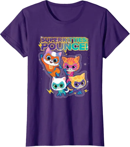 Miniatura 10 de Disney Junior SuperKitties Pounce! Camiseta de equipo completo, talla S