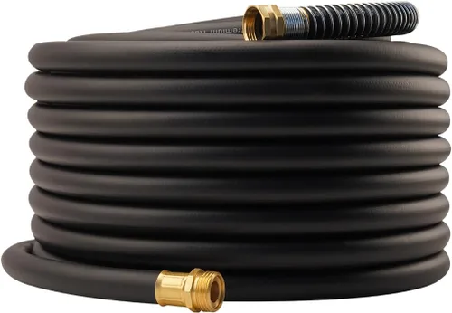 Miniatura 38 de Wiseflow Leader Hose Manguera de agua resistente de 3 x 5/8 pulgadas con accesorios de latón macho a hembra, extensor de manguera corta para carrete