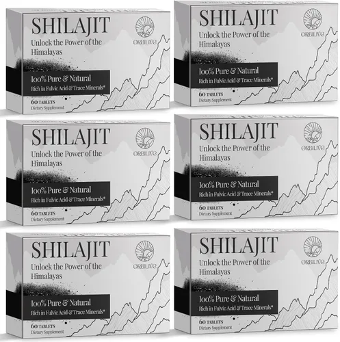 Miniatura 11 de Shilajit Tablets 1000 MG, 100% orgánico del Himalaya, suplemento Shilajit rico en ácido fúlvico y minerales traza para hombres y mujeres, energía