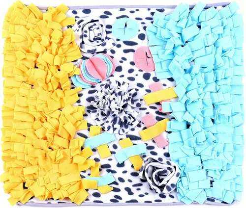 Miniatura 26 de Vedem Alfombrilla de olfato para animales pequeños, alfombrillas de forrajeo, juguete de alimentación interactiva, conejo, cobaya, rata, hámster