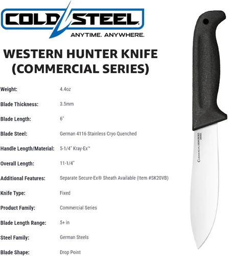 Miniatura 4 de Cold Steel Serie comercial Western Hunter, 6
