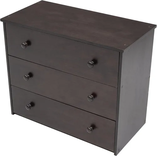Miniatura 8 de Base de cama baja de madera con escritorio portátil rodante, cama alta individual con armario abierto y cajones, cama baja con estante para niños
