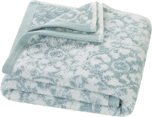 Miniatura 5 de Jessica Simpson Juego de 4 toallas de baño Aziza Decoración de baño premium Incluye 2 toallas de mano y 2 toallas de ducha 100% algodón