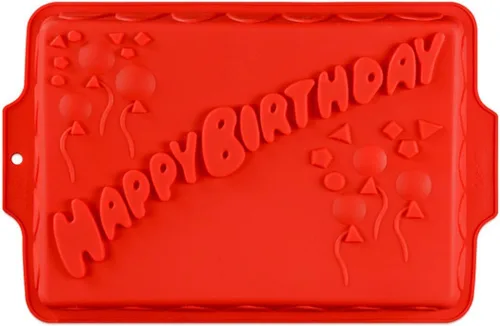 Miniatura 8 de FantasyDay Molde de silicona para tartas de cumpleaños de 13 pulgadas, moldes para hornear pasteles de fiesta para tu postre de cumpleaños, #7