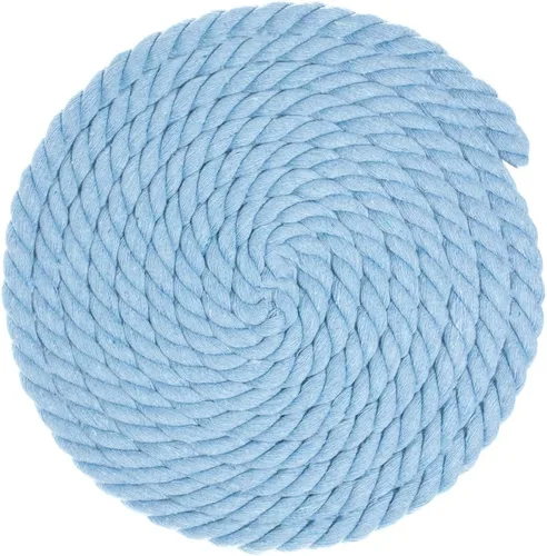 Miniatura 22 de West Coast Paracord - Cuerda de algodón natural trenzada de 3 hebras, 1/4, 1/2, 5/8, 3/4 y 1 pulgada de diámetro, 10, 25, 50, 100 pies Escala