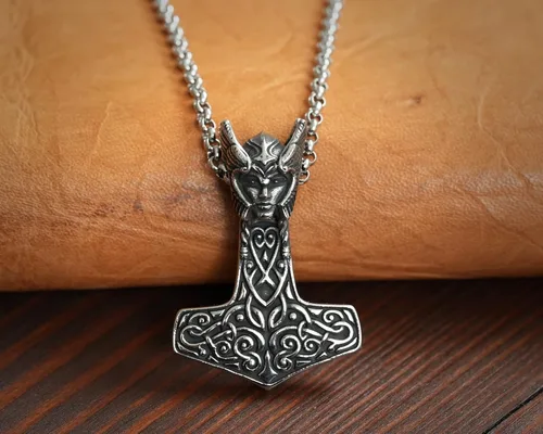 Miniatura 35 de Baldur Jewelry - Collar de martillo Thors Mjölnir - Colgante de martillo de Thor nórdico vikingo joyería vikingo - Collar Thor - Regalos Thor