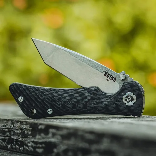 Miniatura 4 de Southern Grind Cuchillo plegable Spider Monkey Tanto con mango de fibra de carbono