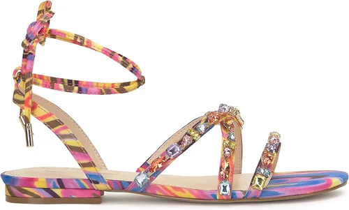 Miniatura 8 de Jessica Simpson Sandalias planas con cordones Rabenie para mujer