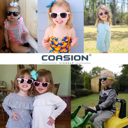 Miniatura 67 de Lentes de sol polarizados de goma elastómero termoplástico (TPEE) flexible, para niñas y niños de 3 a 9 años
