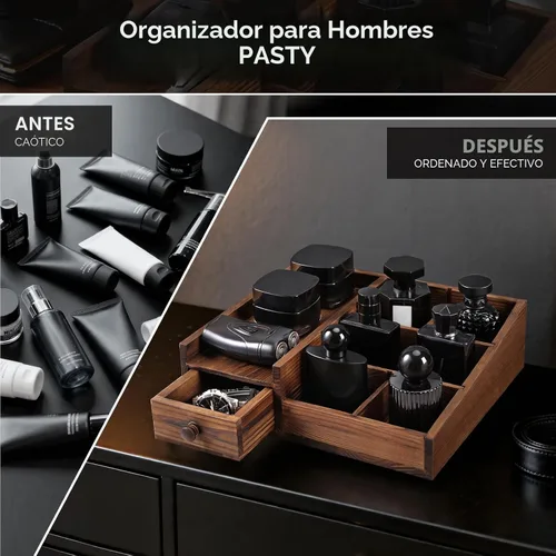 Miniatura 6 de Organizador de colonia para hombres, organizador de perfumes, organizadores de baño, encimera de baño, soporte de perfume, soporte de colonia