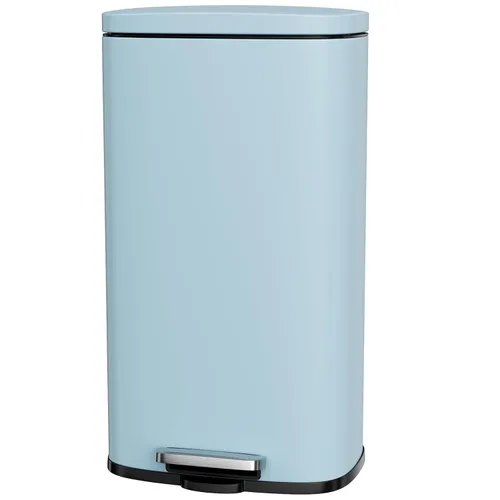 Miniatura 12 de Cubo de Basura, Cubo de Basura de Cocina de Acero Inoxidable con Pedal, Cubo de Residuos con Pedal con Tapa con Bisagras y Cubo Interior Extraíble