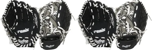 Miniatura 8 de Rawlings Remix T-Ball & Youth Baseball/Softbol Guante Tallas 9" - 10.5" Rosa