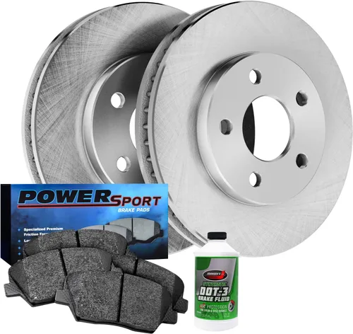 Miniatura 22 de BRAKELABS POWERSPORT Kit de frenos traseros y rotores Pastillas de freno traseras Rotores y pastillas de freno, pastillas y rotores de freno