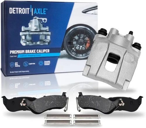 Miniatura 91 de Detroit Axle - Pastillas de freno traseras para Mercedes-Benz C230 C240 C280 C320 C350 CLK320 CLK350 CLK430 E300 E320 E420 E430 SLK350, pastillas