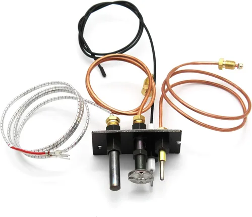 Miniatura 5 de MENSI Conjunto piloto de gas natural de propano compatible con HHT, pieza de ensamblaje piloto Majestic 10002265,10002264 para chimeneas y freidora