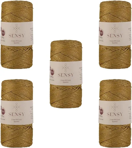 Miniatura 65 de Sensy Premium Cuerda de Poliéster de 2mm 251 Yardas Cuerda de Polipropileno 100% Cordón de Macramé 2mm Cordón para Bolsa de Ganchillo Cuerda