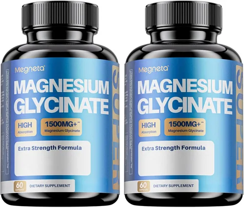 Miniatura 6 de Glicinato de magnesio – Suplemento de magnesio de alta absorción con vitamina B6, D3 y pimienta negra – Promueve la calma, la relajación y un mejor