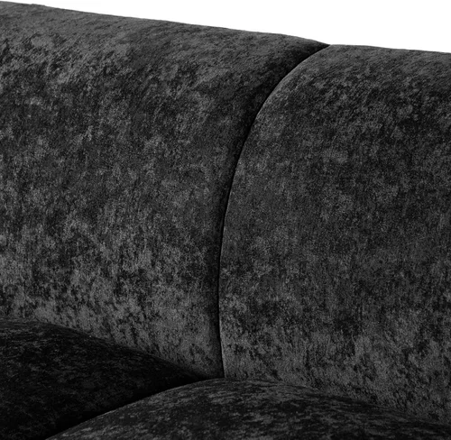 Miniatura 20 de Furniture of America Amara Modern - Juego de sofá tapizado de felpilla de 3 piezas con reposabrazos inclinados, sillón de madera, sofá biplaza