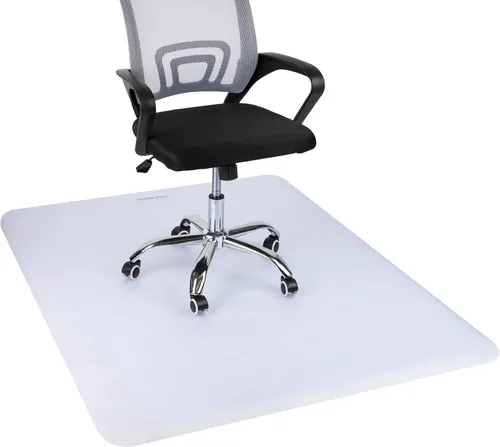 Miniatura 10 de Mind Reader Tapete para silla de oficina para suelos de madera dura, protector de suelo debajo del escritorio, rodante, PVC, 35.25 pulgadas de largo