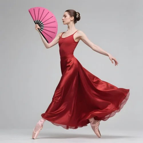 Miniatura 4 de QIRMIZI Abanico grande plegable para rave – Abanicos de tela de nailon, abanicos retro vintage para kung fu, tai chi, danza, festivales de música