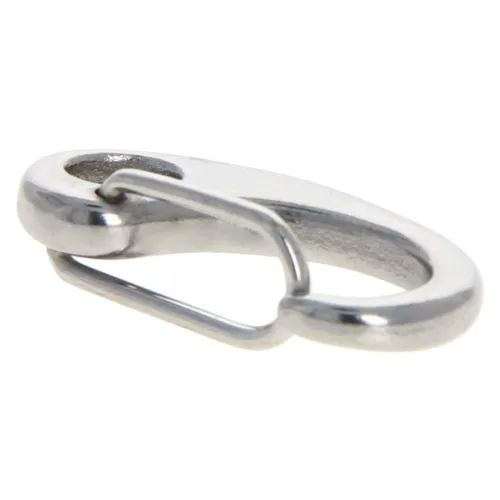 Miniatura 8 de MroMax Mosquetón a presión, acero inoxidable 304, clip de gancho a presión de 2.756 in/2.76 pulgadas de longitud, garra de langosta de grado marino