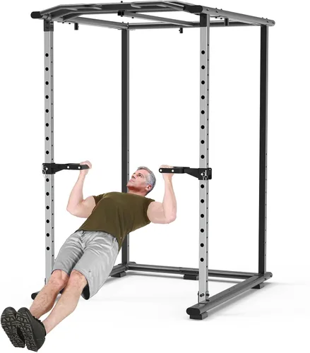 Miniatura 2 de Kipika Y-Shaped Dip Bar for Power Cage with 5/8" or 1" Hole - Dip Bar Attachments for Home Gym - Heavy Duty Power Rack Attachments - Squat Rack