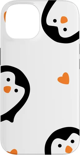 Miniatura 4 de Cute Penguins Hearts Phone Case for iPhone 17