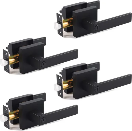 Miniatura 10 de Paquete de 10 cerraduras resistentes para puertas delanteras, exteriores y de dormitorio, juego de cerraduras de puerta de entrada con llaves