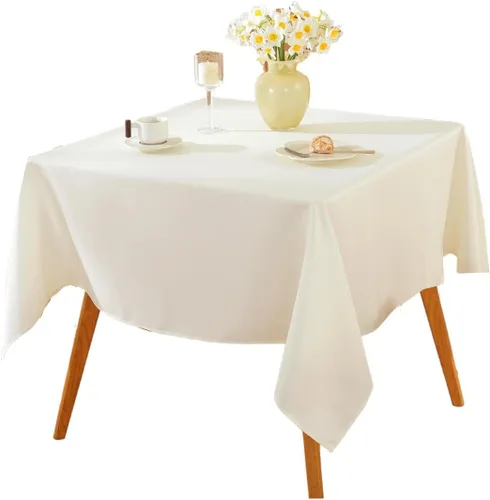 Miniatura 48 de Paquete de 2 Manteles Redondos de 120 Pulgadas de Carbón, Mantel de Poliéster Lavable para Uso en el Hogar, Fiestas, Bodas o Restaurantes.