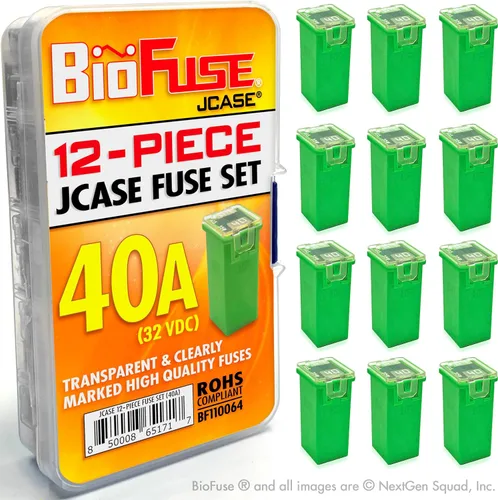 Miniatura 4 de Juego de fusibles de cartucho 30A JCASE de 12 piezas. Se adapta a la mayoría: Nissan, Toyota, Chrysler, Dodge, Chevy, GM y Ford
