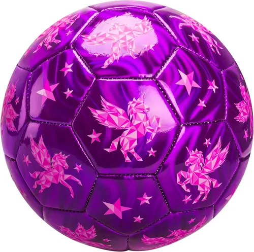 Miniatura 13 de INPODAK Balón de fútbol tamaño 3 para niños pequeños, bola azul de astronauta de dibujos animados para niños de 2 a 8 años, pelotas de fútbol