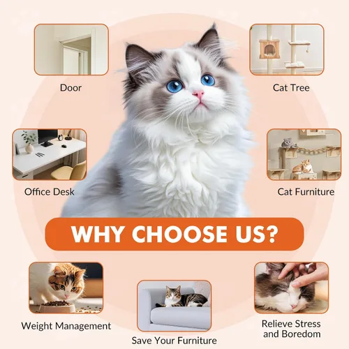 Miniatura 5 de Wortade Juguetes Interactivos para Gatos de Interior, Juguete de Varita con Plumas de Pájaro Volador Eléctrico Automático, Mejor Juguete de Naranja