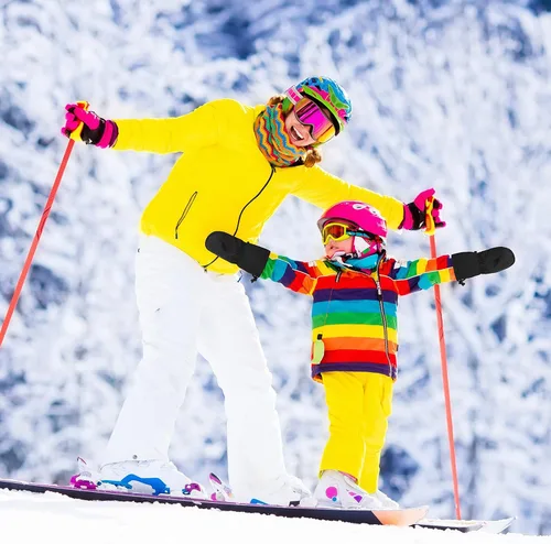 Miniatura 4 de Guantes de nieve para niños impermeables guantes de esquí de invierno para niños pequeños guantes largos a prueba de viento
