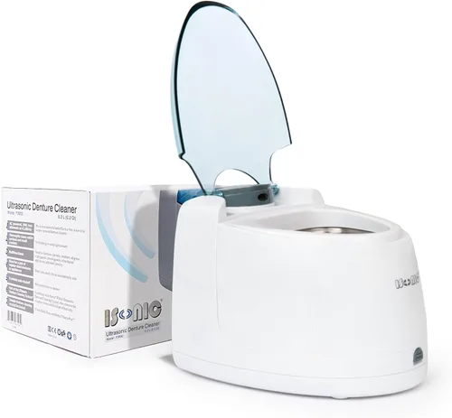 Miniatura 12 de iSonic Limpiador ultrasónico de dentadura/alineador/retenedor para todos los aparatos dentales y de la apnea del sueño (F3900)