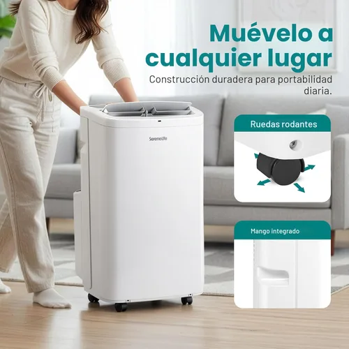 Miniatura 5 de SereneLife Portable Air Conditioner 14,000 BTU with Built-in Dehumidifier