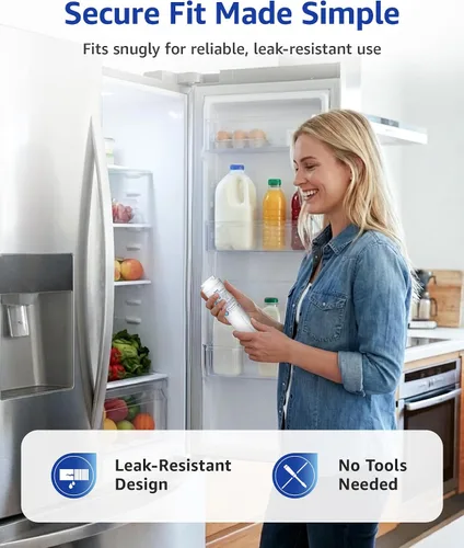 Miniatura 7 de Overbest UKF8001 Reemplazo para EveryDrop by Whirlpool Filtro de agua para refrigerador 4, EDR4RXD1