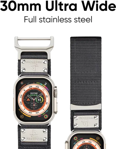 Miniatura 2 de Suitisbest Correa deportiva compatible con Apple Watch Ultra 2 Band/Apple Watch Ultra Band 1.929 in 1.772 in 1.732 in 1.654 in para hombre, correa