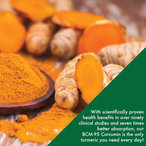 Miniatura 6 de Health Thru Nutrition Complejo de curcumina de cúrcuma de 500 mg como BCM-95 Curcugreen clínicamente estudiado Certificado vegano