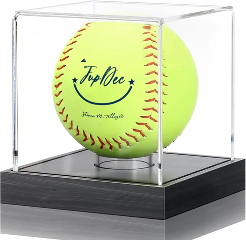 Miniatura 14 de JupDec - Caja de exhibición para guante de boxeo, vitrina de acrílico transparente con base de madera y tabla para un guante, de tamaño completo
