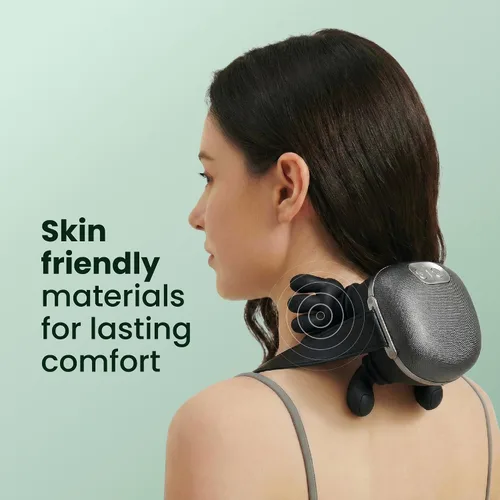Miniatura 5 de Nuevo masajeador de cuello y hombros 2025 – Relajante muscular portátil de tejido profundo con calor Diseño ergonómico de silicona para aliviar