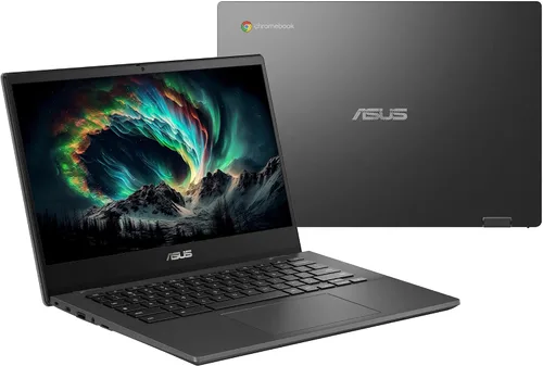 Miniatura 3 de ASUS Computadora portátil Chromebook FHD delgada y ligera de 14 pulgadas para negocios estudiantiles, Chrome OS, MediaTek Kompanio 520 de 8 núcleos