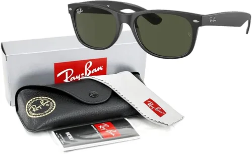 Miniatura 3 de Ray-Ban RB2132 NEW WAYFARER - Gafas de sol para hombres y mujeres paquete con kit de cuidado de gafas de cortesía de diseñador iWear