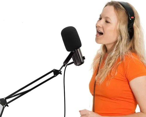 Miniatura 6 de Wave 1 Pop Filter - Cubierta de espuma para parabrisas de micrófono profesional compatible con micrófono condensador USB Elgato Wave para reducir