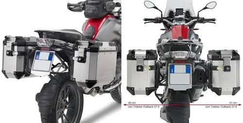 Miniatura 6 de GIVI PL5108CAM Outback marcos laterales para BMW R1200GS y GSA 2013+