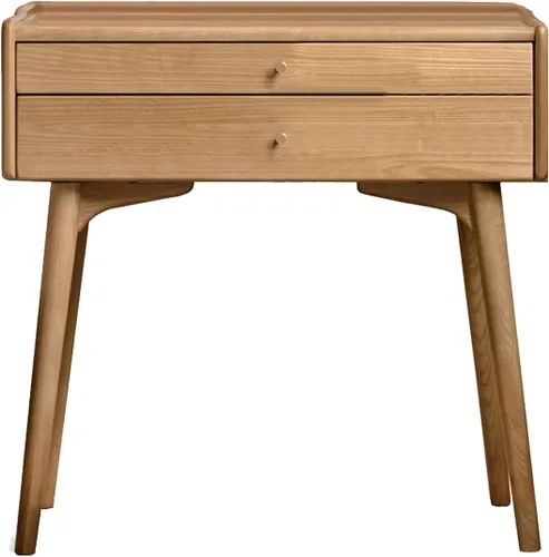 Escritorio de Tocador Pequeño, Mesa de Tocador de Madera Maciza con Divisor de Cajón, Escritorio de Estudio y Escritorio de Tocador para Dormitorio,